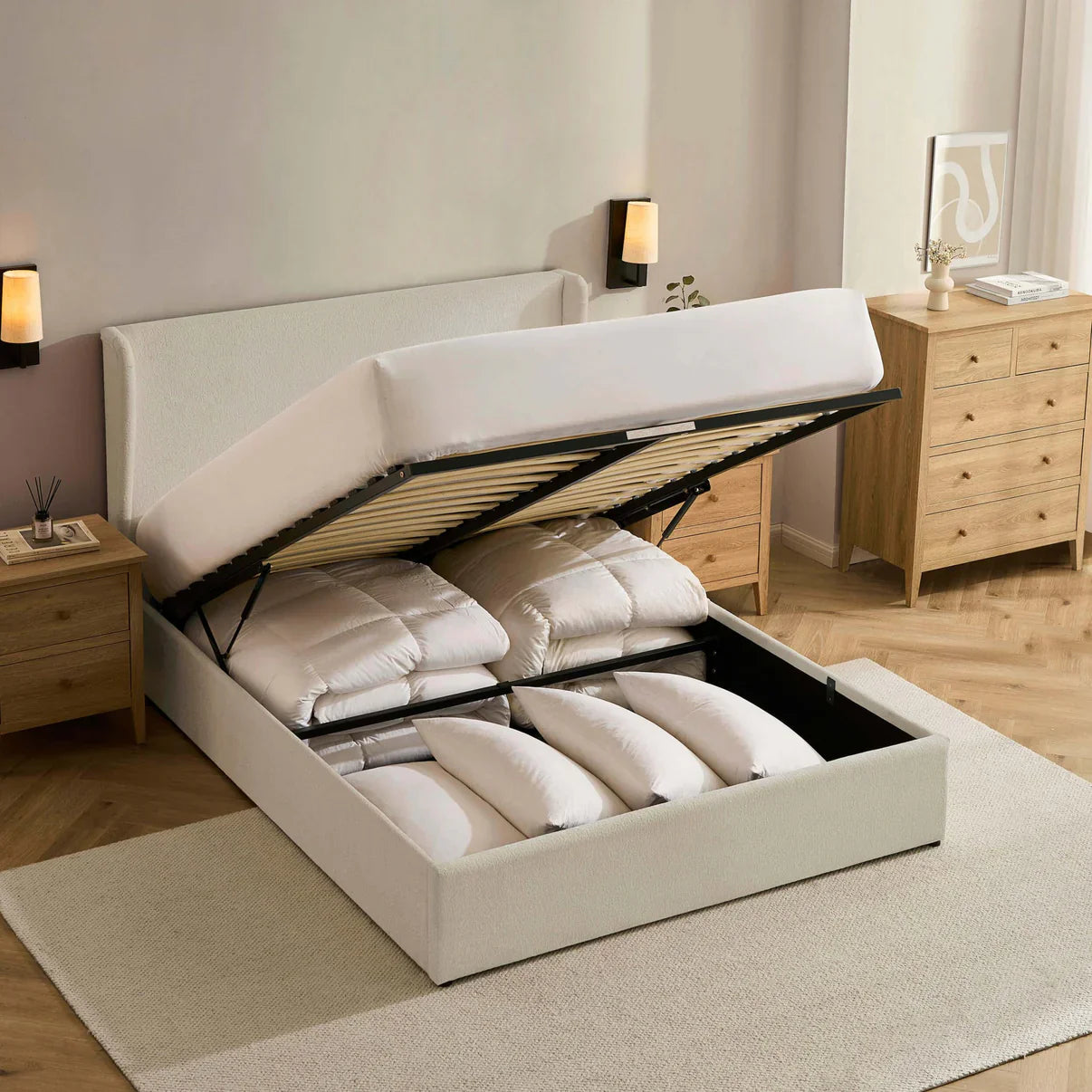 Arlo Wingback Bed