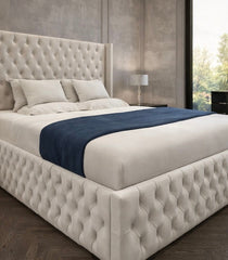 Harvey Chesterfield Wingback Bed